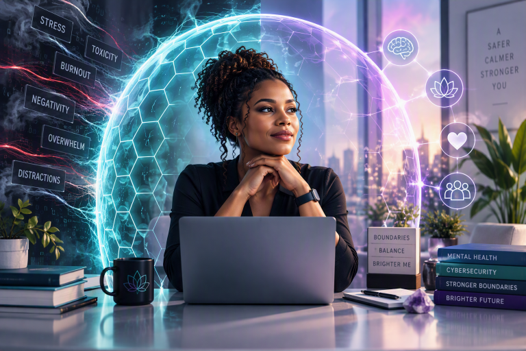 🔐How cybersecurity concepts translate to mental health boundaries ✨